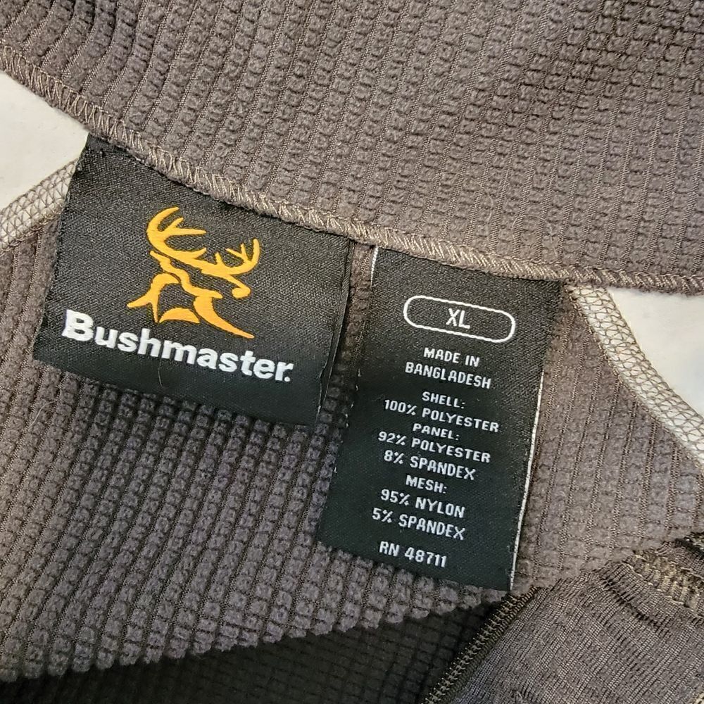 Bushmaster quarter-zip camo size XL - Picture 3 of 3